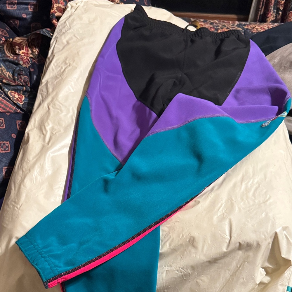 Colorful Athletic pull on Ski Pants